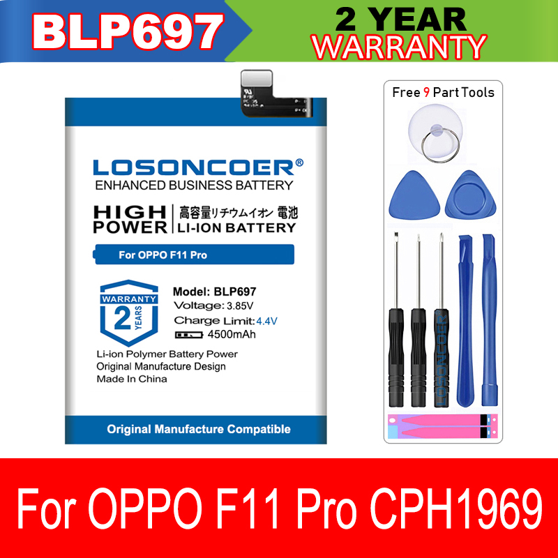 For OPPO R15 Pro A91 A7X 18013 1805 A37 R7S R7s R7SM R7st Find X A77 A73 A73S A73T R9 R9TM A79 R9S PLUS F11 Pro Find 7 Battery: BLP697 F11 Pro CPH19