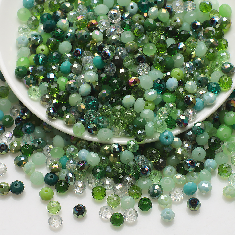 2 3 4 6 8mm cuentas de cristal Rondelle checas mezcladas cuentas de vidrio facetadas cuentas espaciadoras sueltas para fabricación de joyería DIY pulsera collar