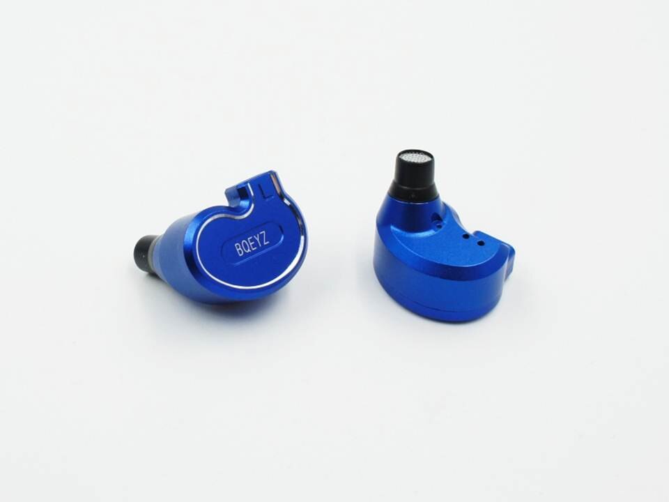 BQEYZ KB100 1 Armature équilibrée + 2 pilote dynamique hybride 2pin 0.78mm détachable métal HiFI In-ear écouteur