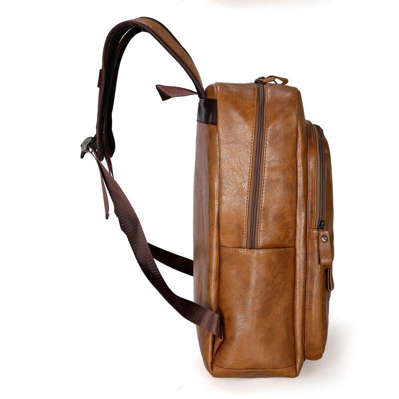 Mochila GRANDE para hombre, Mochila de cuero, bolsos funcionales para hombre, mochilas impermeables para hombres, bolsas escolares de gran capacidad para hombres