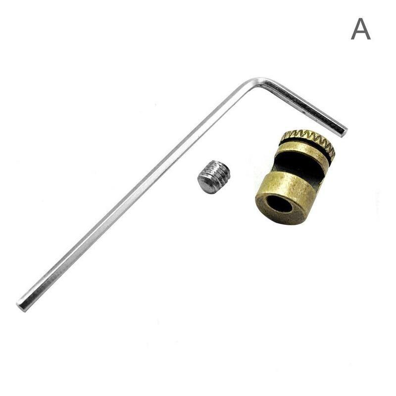 1Pcs Push Cutter Schroeven Moersleutel Mes 110 Duim Stud Push Mes Knop Heldere Messing Duim Nagel Schroef Pusher Schroef: gold