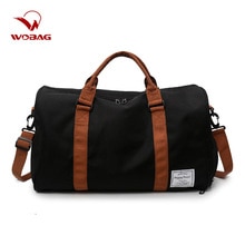 Wobag Large capacity Men Sports Fitness Luggage Bag Women Multi-functional Oxford Weekend Outdoor Travel Bag