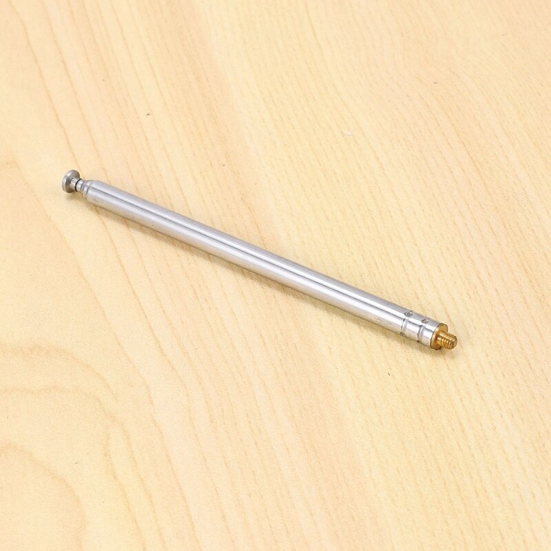 3X RC Modell Auto 5 Silber 5 Abschnitt 3 mm Externe Gewinde Expansion Antenne
