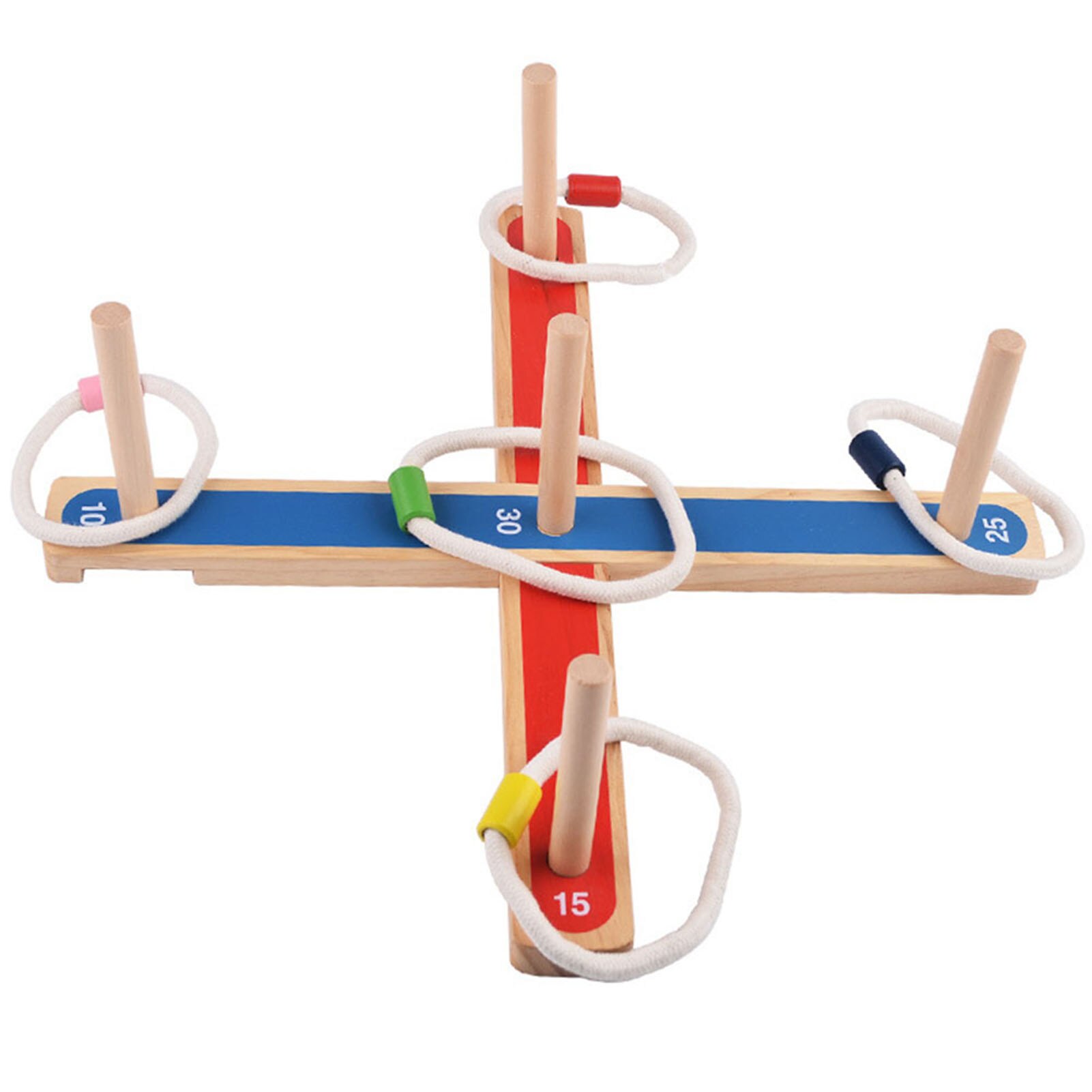 Ring Tossing Game Wooden Tossing Ring Game Toy Set For Kids