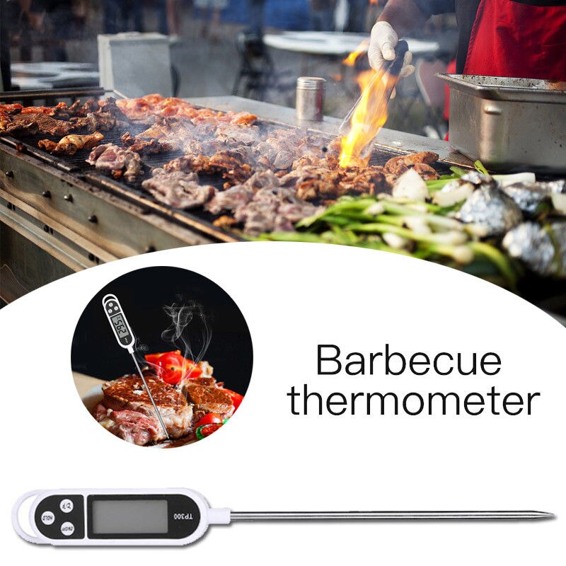 Anpro Termometro Per Alimenti Elettronico Cottura Degli Alimenti Barbecue Termometro Della Sonda Latte di Misura Forno Barbecue a base di Carne A CRISTALLI LIQUIDI di trasporto Termometro Digitale