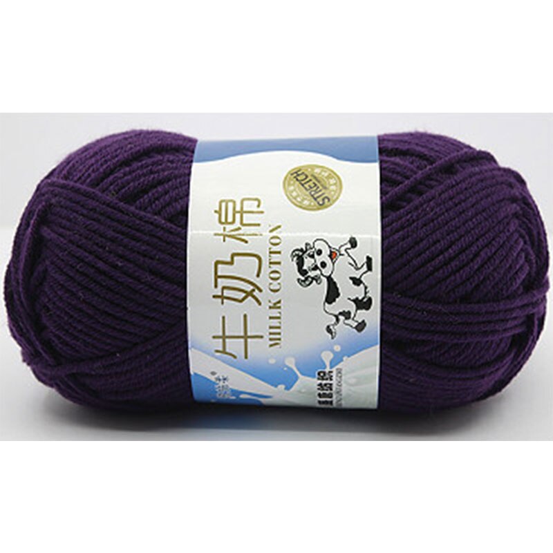 2.5MM lait doux coton doux bébé tricot laine fil épais fibres velours fil à tricoter à la main laine Crochet fil pour bricolage pull: 16