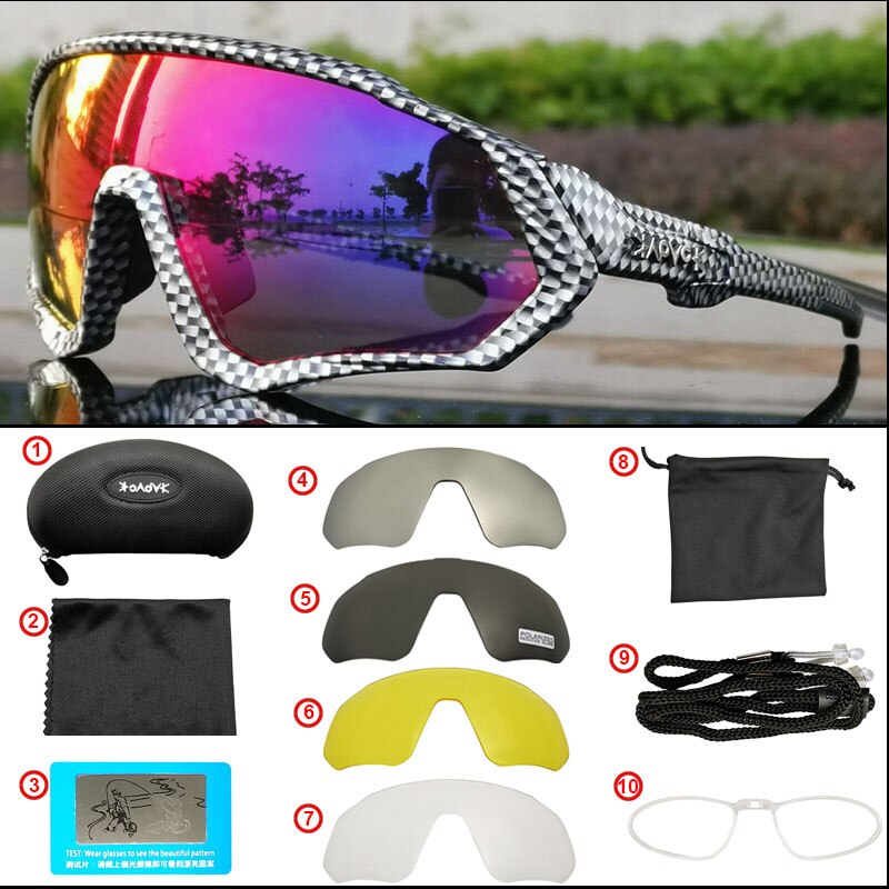 Cykelbriller polariseret mtb mountainbike cykel solbriller cykelbriller eyewear oculos ciclismo gafas ciclismo