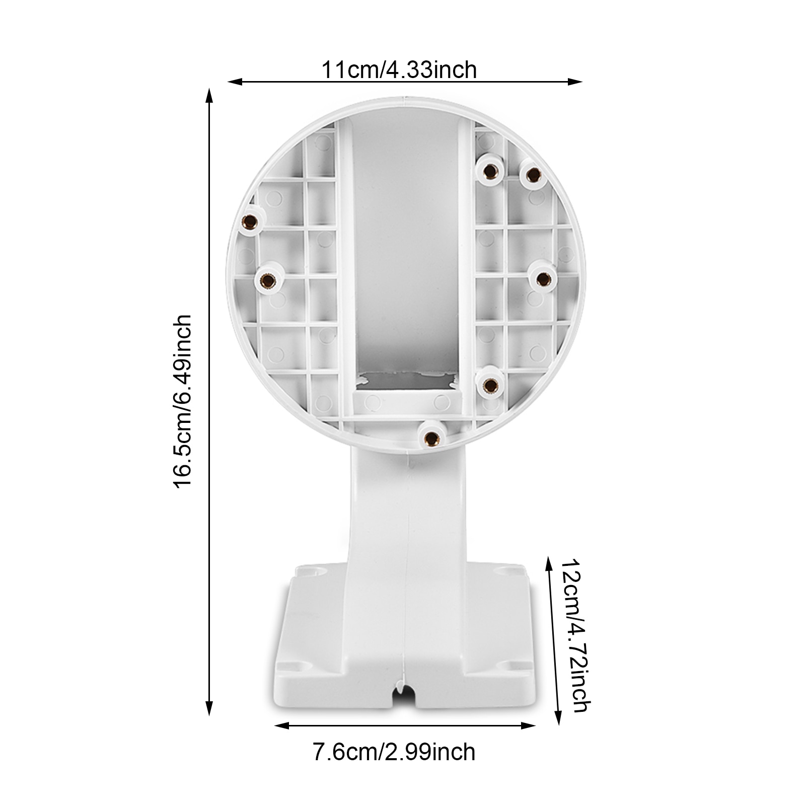 360 Degree Rotatable Security Camera Indoor Outdoor Wall ABS Bracket Mount For Hikvision DS-2CD2132(D)-I, DS-2CD2112(D)-I