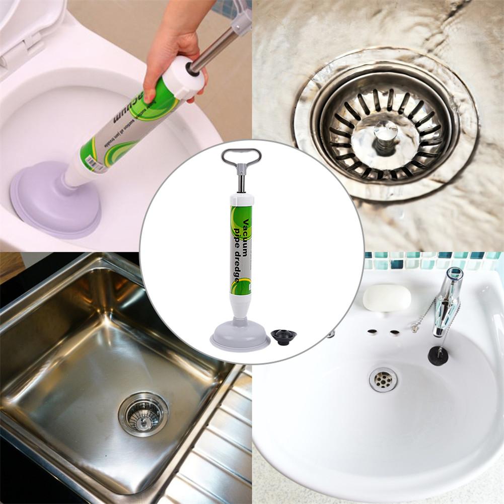 Suction Cup Powerful Manual Drain Buster Strong Plunger Toilet Sewer Dredge Device Inflator Toilet Plunger Vacuum Toilet Dredger