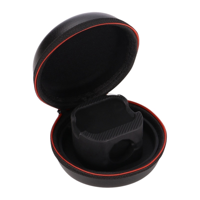 2 in 1 Holder for Apple Watch Series 4/3/2/1 Airpods Round Easy Carry with Hook Watch Bag PU with Silicone: Default Title