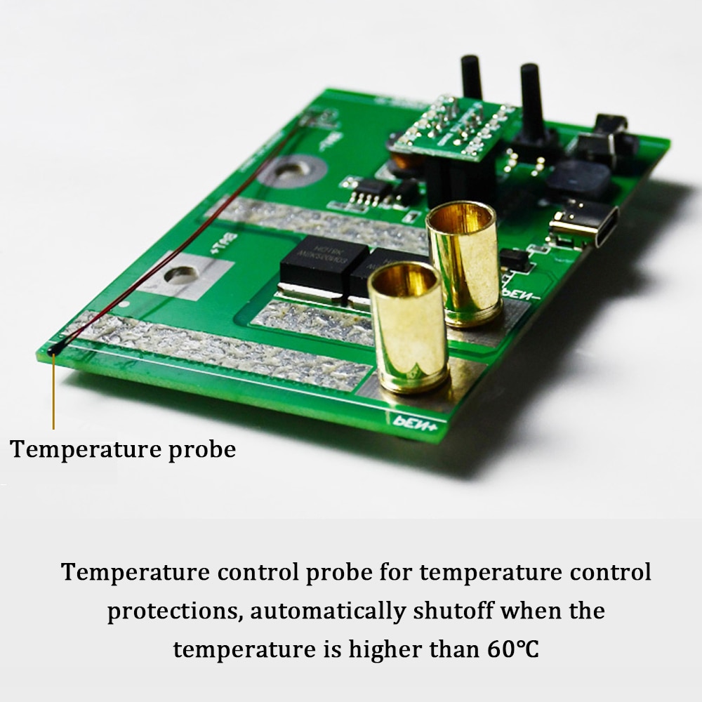 6 Gears Spot Welding Machine w/ Type-C Interface Quick-Release Pens Can Welding Hundreds Of Welding Points Within 0.1mm-0.12mm