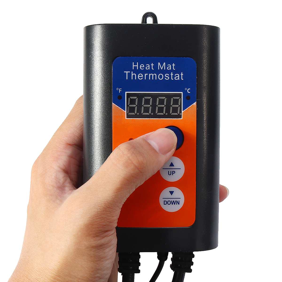 Digital Heat Mat Temperature Controller Hydroponic Plants Germination Thermostat Reptiles Amphibians Pets Supplies 1000W 120V