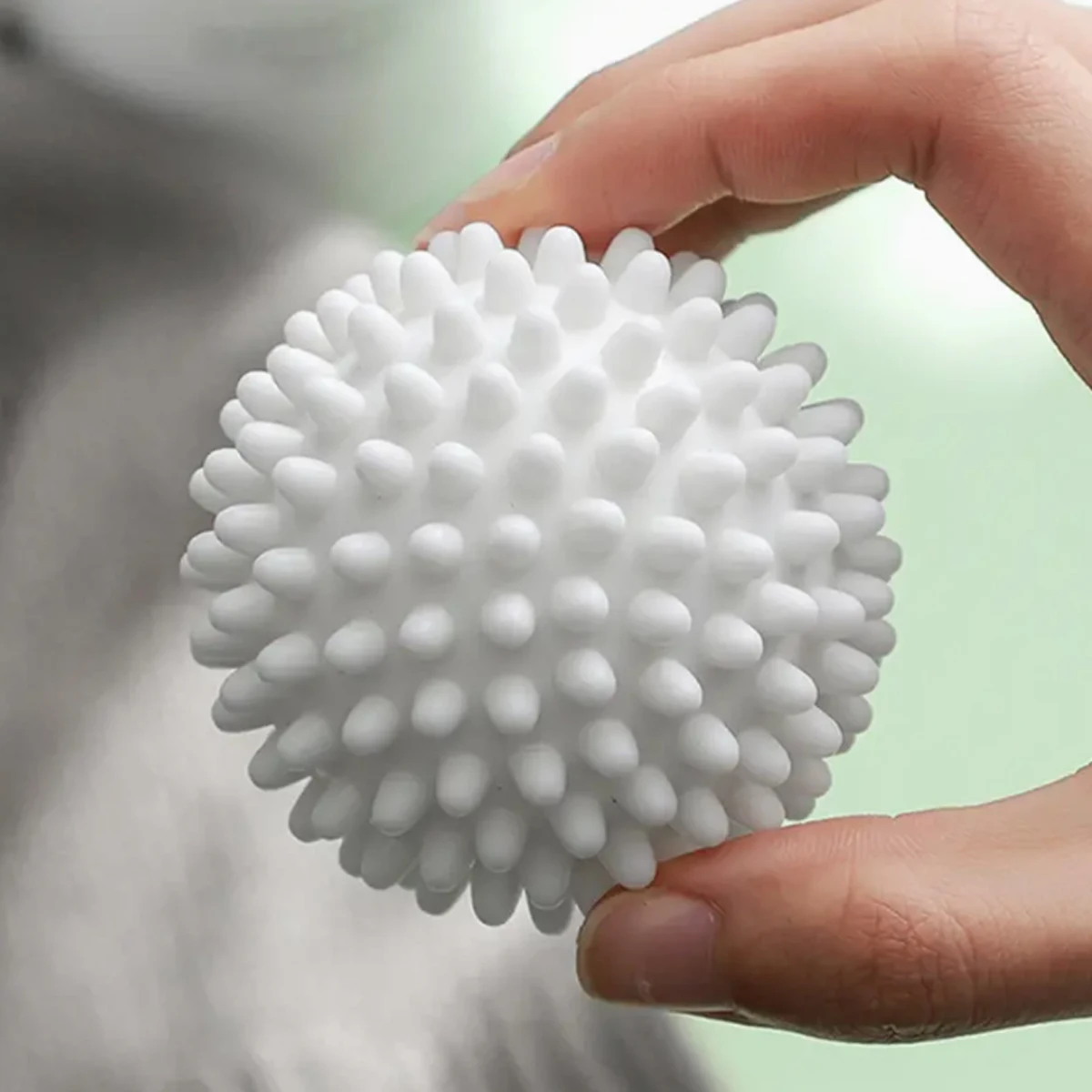 Sfera per bucato da 1/4 pezzi progettata specificatamente per lavatrici per rimuovere lo sporco e prevenire l'angolamento dello strumento per la depilazione: bianca