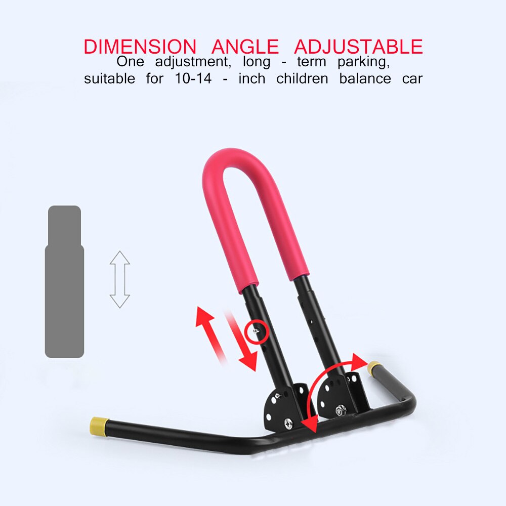 Bike Storage Children Balance Car Parking Stand Push Bicycle Accessories For 10-14 Inch Wheel Floor Parking Stand Toddler Push