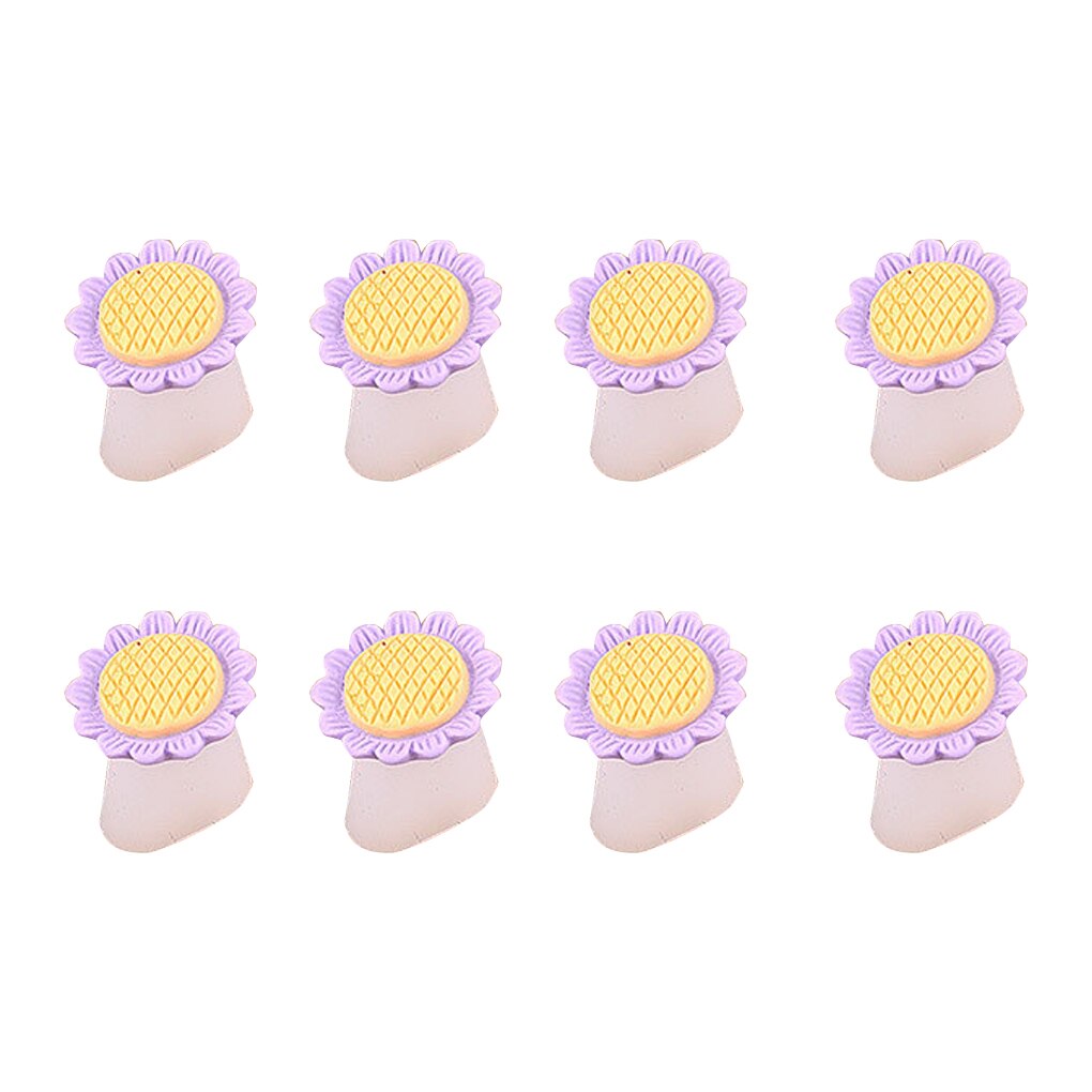 8 unids/set separadores de dedos de silicona Corazón de flor espaciadores de uñas dedos pies Gel UV salón de manicura pedicura herramienta