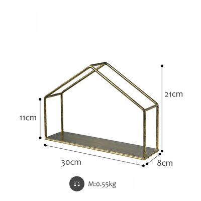 SWEETGO Gold storage racks decorating for wedding dessert table home decoration perfume display Green planting holders: 1