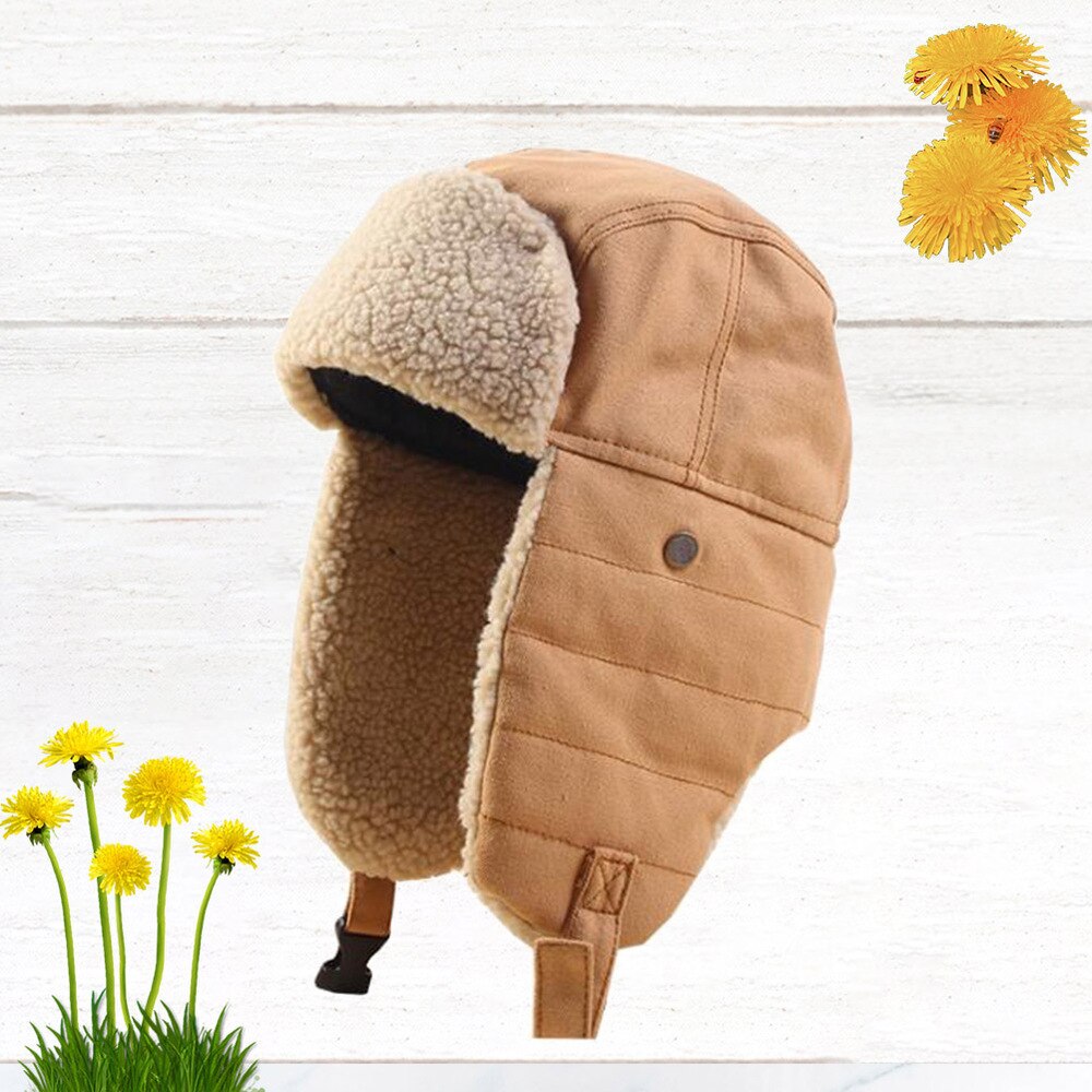 1Pc Lei Feng Hoed Unisex Verstelbare Warm Ear Flap Cap Rijden Hoed Voor Outdoor Fietsen