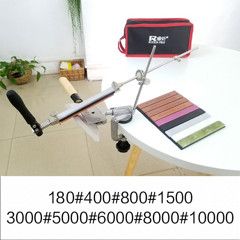 Ruixin pro affûtage pierre aiguiseur de couteau de supérieure dernier portable 360 degrés rotatif pince pointe diamant