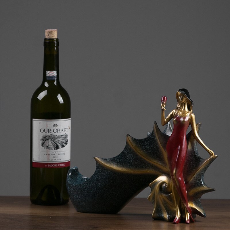 Model wijnrek whiskyhouder plank wijnflesrek praktisch beeldhouwwerk wijnrek glazenhouder woonaccessoires