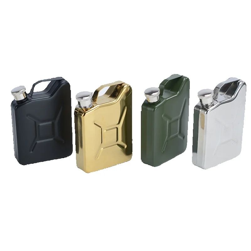 Small 5oz Stainless Steel Hip Flask Oil Bottle Steel Flagon
