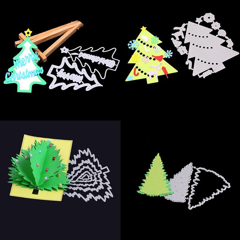 Metallhåndverk landsby papir kutte terninger til utklippsbok / bryllupskort jul diy halloween  f3 a 5