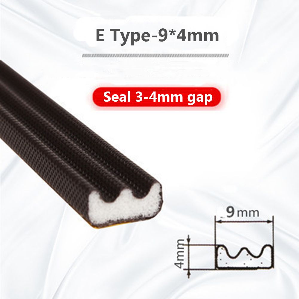 5M Thuis Deur Afdichting Geluiddichte Gap Filler Weer Strippen Diepgang Excluder Afdichtstrip Deur Window: Sky Blue