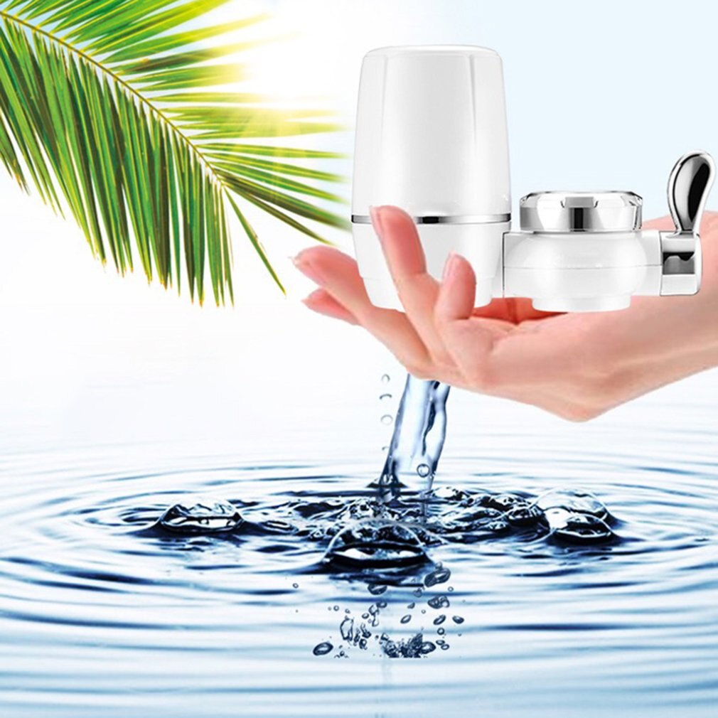 010 Universal Kitchen Water Filter Faucet Healthy Ceramic Cartridge Tap Purifier Cleanable With Switch Home Water Purifier