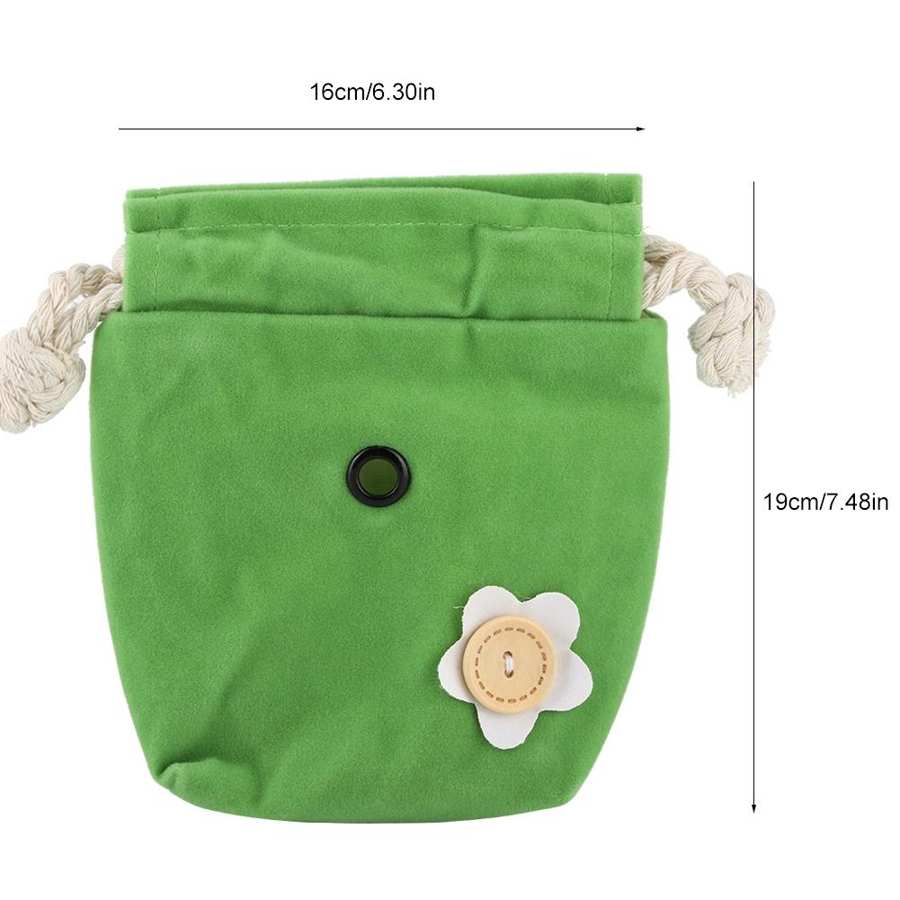 Porteur Hamster sac de voyage Portable Hamster flanelle verte cochon d'inde sac sortant petits animaux sac de transport extérieur