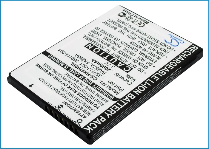 Cameron Sino 2000mAh Battery for HP iPAQ HX4700,HX4705,HX4715,HX4800,290483-B21, 359498-001