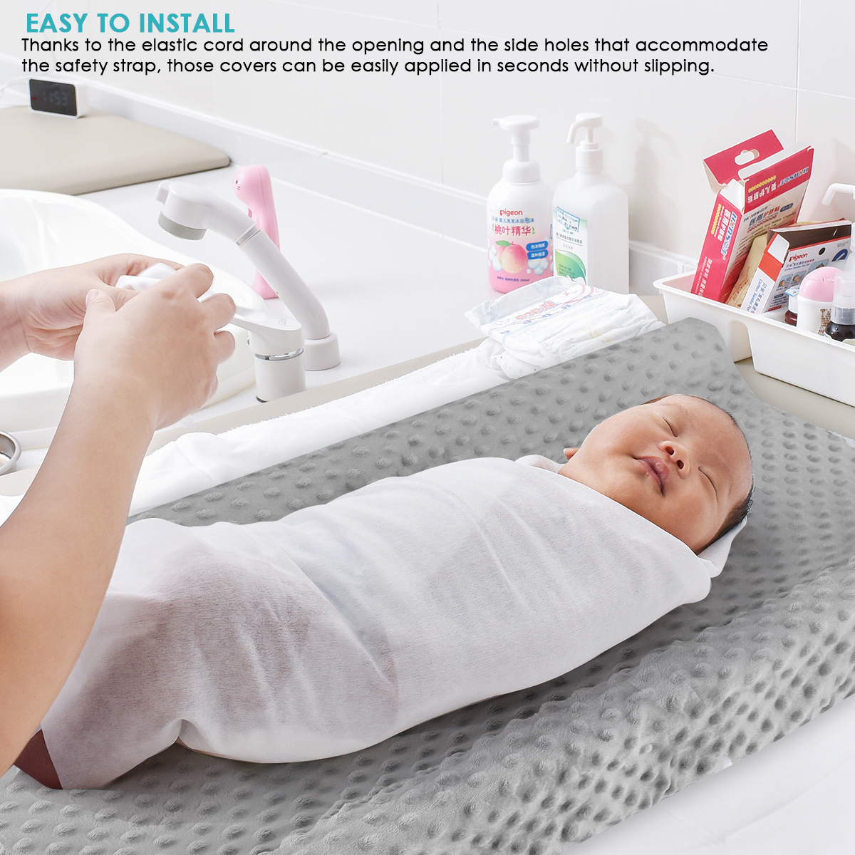 Baby Windel Ändern Pad Abdeckung Für Neugeborene Haut Freundliche Weiche Atmungsaktive Blatt Für Standard Ändern Tabelle Pads Matratze Abdeckung
