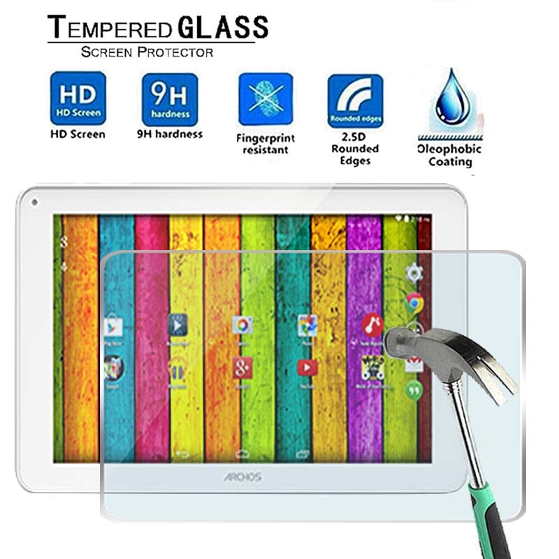 Voor Archos 101b Zuurstof-Premium Tablet 9H Gehard Glas Screen Protector Film Protector Guard Cover