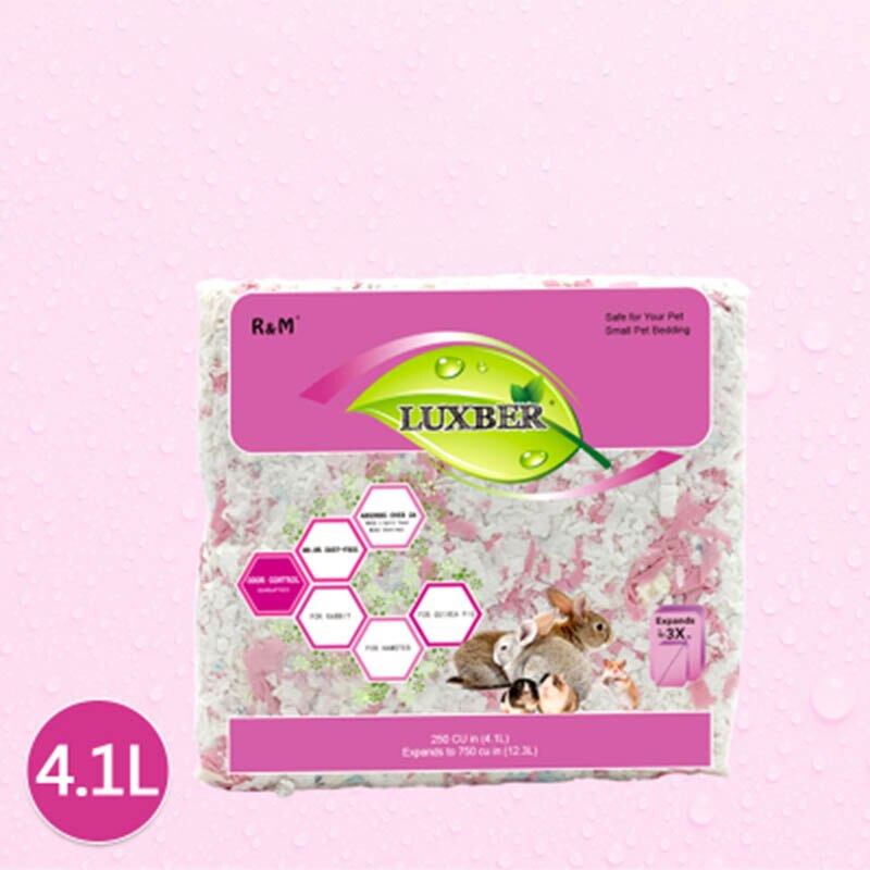 Hamster absorberend papier katoen cavia kattenbakvulling hamsterkooi papier zaagsel schoonmaakmiddelen 570g: Maat -4