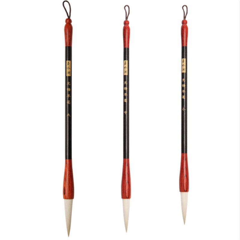 Kalligrafie Pen Chinese Upscale Pure Wollen Haar Schrijven Borstel Chinese Kalligrafie Schilderen Handgemaakte Schrijven Borstel Tinta China