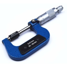 25-50Mm Buiten Micrometer Met Goedkope Prijs Micrometer Diktemeter Meetinstrumenten