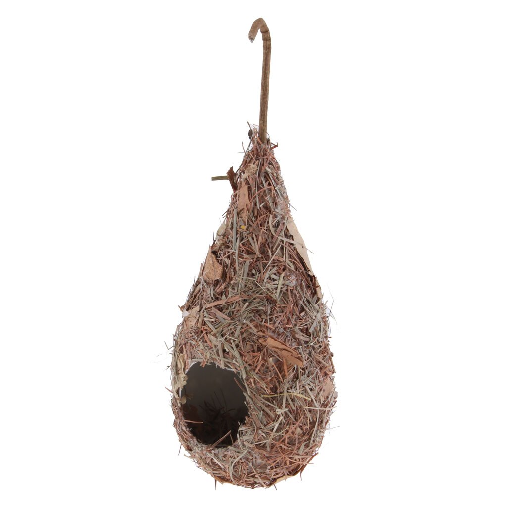 Natural Handmade Straw Grass Bird Nest Warm Breeding Hatching Bed House Cage Assorted Designs