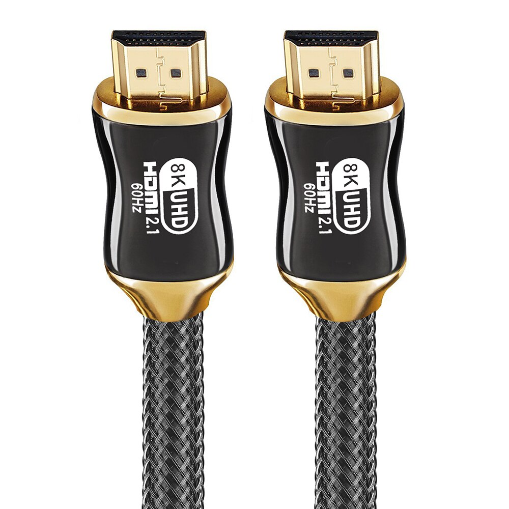 8K @ 60H Hd Hdmi 2.1 Kabel 48Gbps 3D Vision 8K Hdmi Naar Hdmi Adapter Kabel voor Hdtv Box Dvd Projector Computer Ps 3 Ps 4: 3m