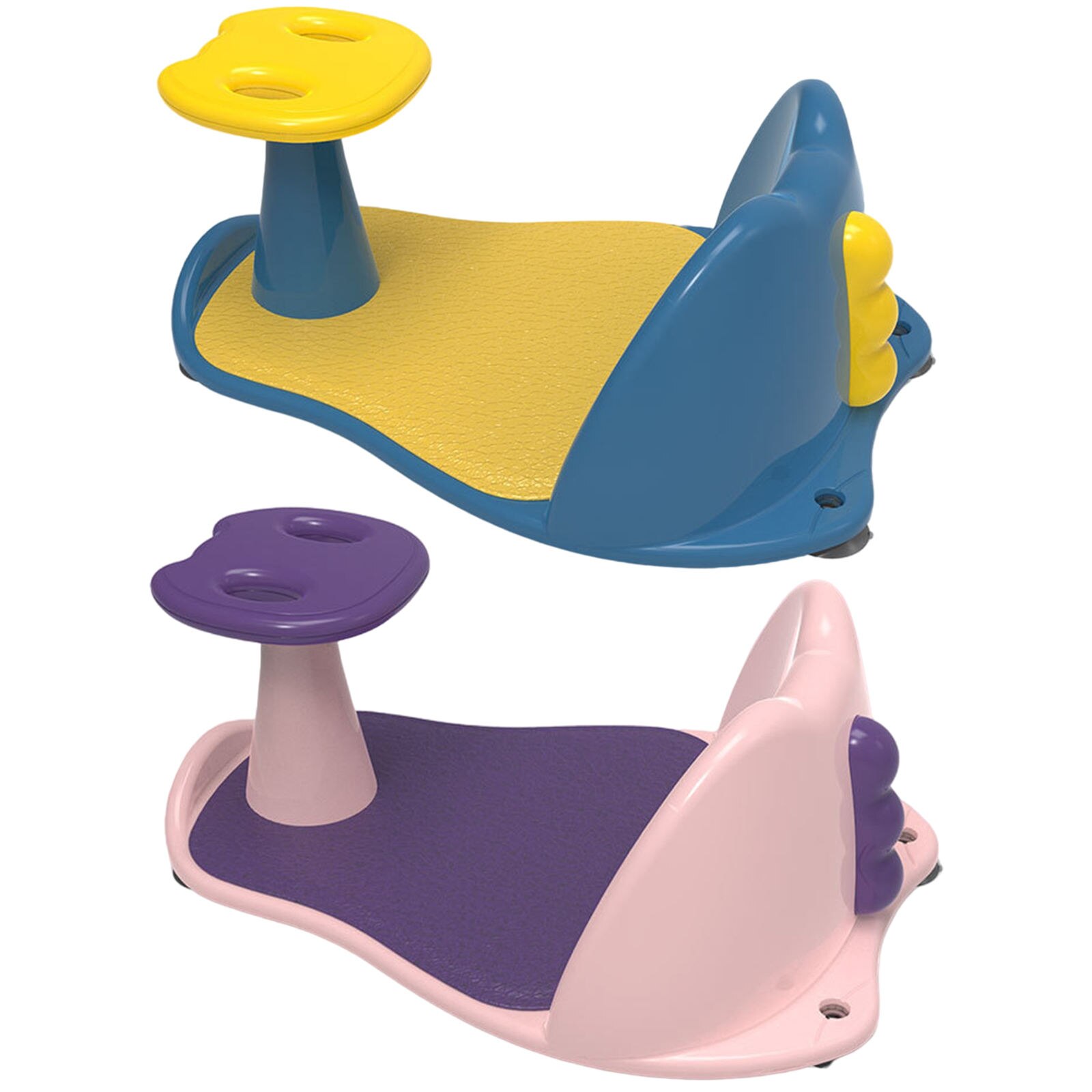 Baby Bath Seat with Non-Slip Soft Mat Bath Stool for Toddlers from Birth until Sitting up Sit-up Bathing in The Sink Bathtub