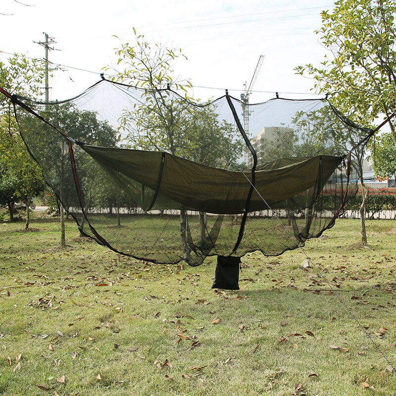 Parachute double hammock hanging bed Nylon durable ultra-light Sleeping Bed Swing Outdoor Camping tent Travel 2 Persons 2.7x1.4m