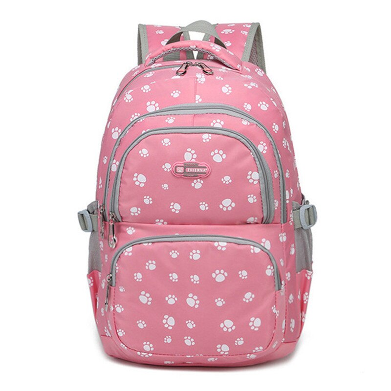 Cartoon School Bags For Girls Backpack Students Cute School Bag Large Capacity Children Backpacks Travel Backpack: pink