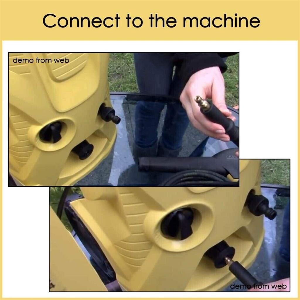 High Pressure Replacement Hose Cleaning Quick Coupling Hose High Pressure Washer Cleaning Car Wash Accessories