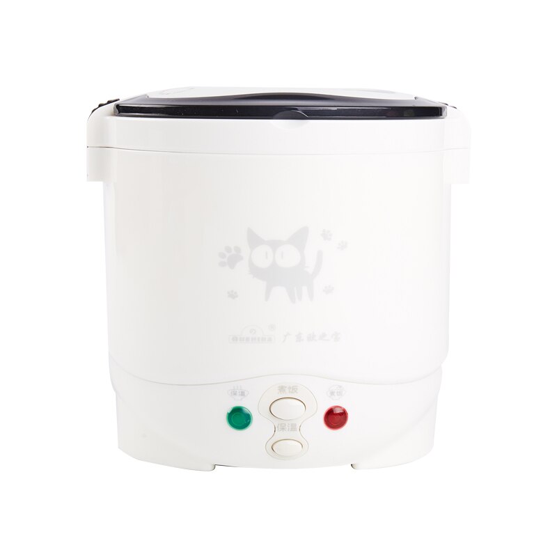 Cuiseur de riz 1l, utilisé dans la maison, 110v à 220v ou voiture 12v à 24v, suffisant pour deux personnes avec des Instructions en anglais