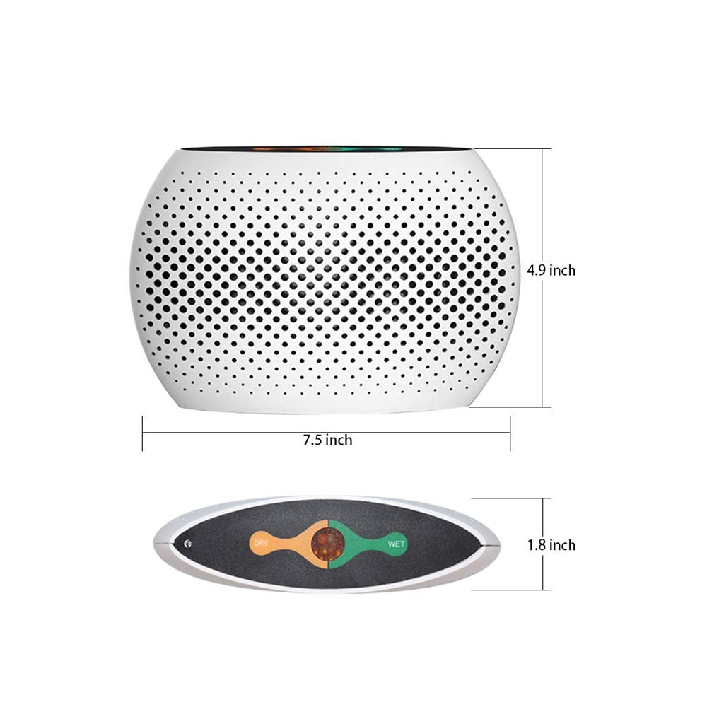 Ultra Mute Recyclable Dehumidifier Electric Air Dryer Machine Water Intelligent Moisture Absorb Dehumidifier for Home Wardrobe