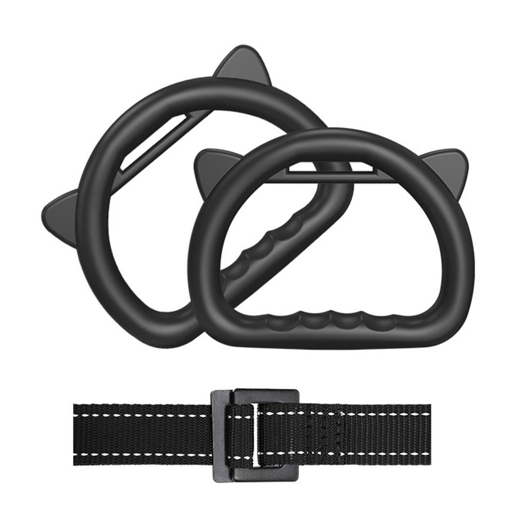 Kids Verstelbare Gym Ring Met Verstelbare Nylon Band Handgrepen Kinderen Training Apparatuur Gym Ring Ritmische Gymnastiek Ringen