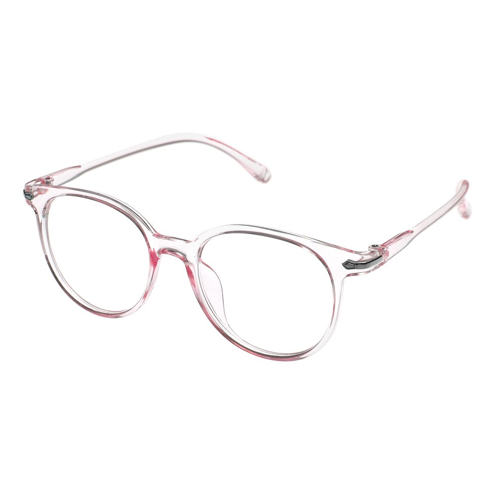 1Pcs Computer Gaming Glasses Anti Blue Ray Anti UV Blue Light Stop Blocking Smart Phone Transparent Len Eyewears Accessories: Style2-Pink