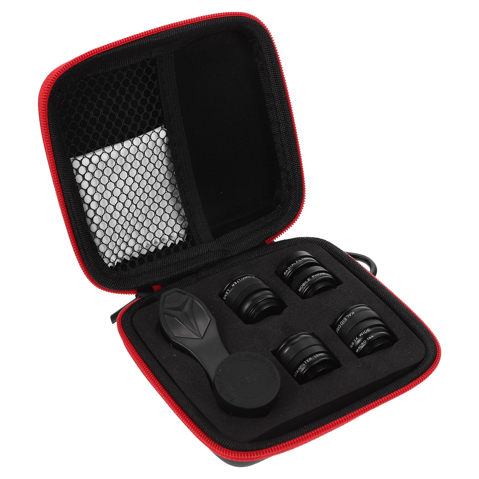 1 Set Draagbare 10 In 1 Groothoek Professionele Lens Clip Voor Mobiele Telefoon: Default Title