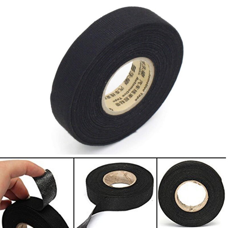Insulation Electrical Tape Car For High Temperature Wire Harness Tape 19mm*15M Flannel Electrical Tape Heat-resistant