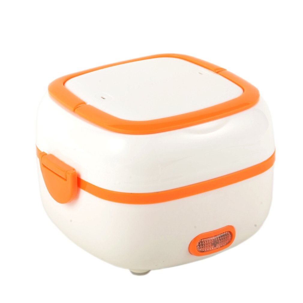 1L Multi-functional Electric Lunch Box 110/220V/Car EU/US Plug Food-Grade Mini Food Container Food Warmer For Dinnerware Sets: Gold