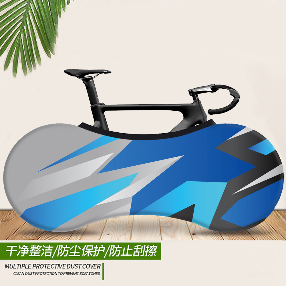 Cubierta de Interior para bicicleta de montaña, tela elástica de , 26-28 pulgadas, cubierta antipolvo, protección de neumáticos, almacenamiento de accesorios para bicicleta: 9