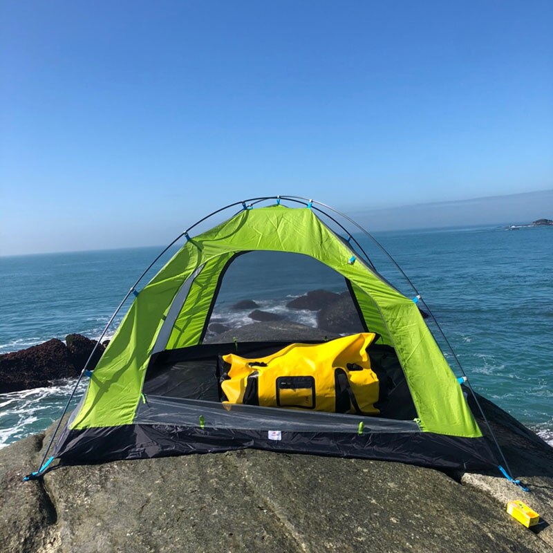 Outdoor Swimming Waterproof Duffle Bag for Motorcycle Tail Bag Riding Cycling Gym Kayaking Boating Rafting Fishing Camping