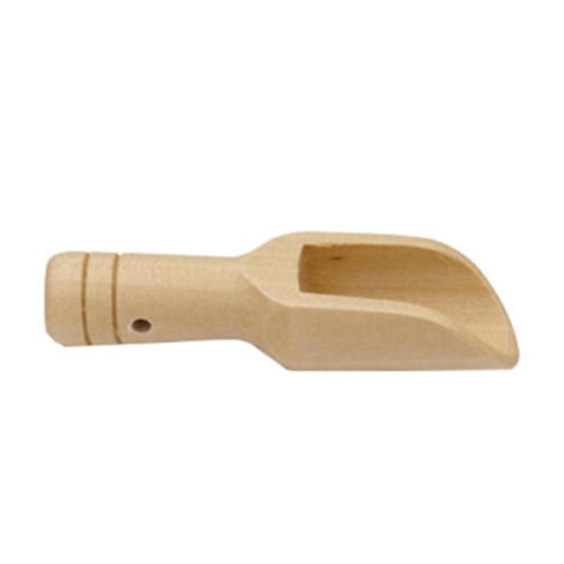 Cuchara de madera en polvo para cocina, herramienta de detergente en polvo para ducha, colada, SPA, cucharas, 1 unidad
